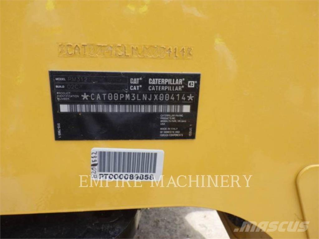 CAT PM312-02 Επίστρωση ασφάλτου