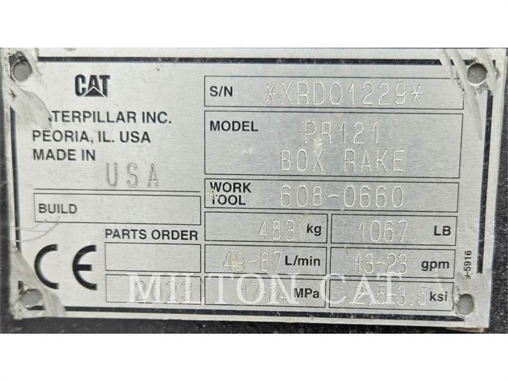 CAT PR121 POWERBOX RAKE Τσουγκράνες και χορτοξηραντικές μηχανές