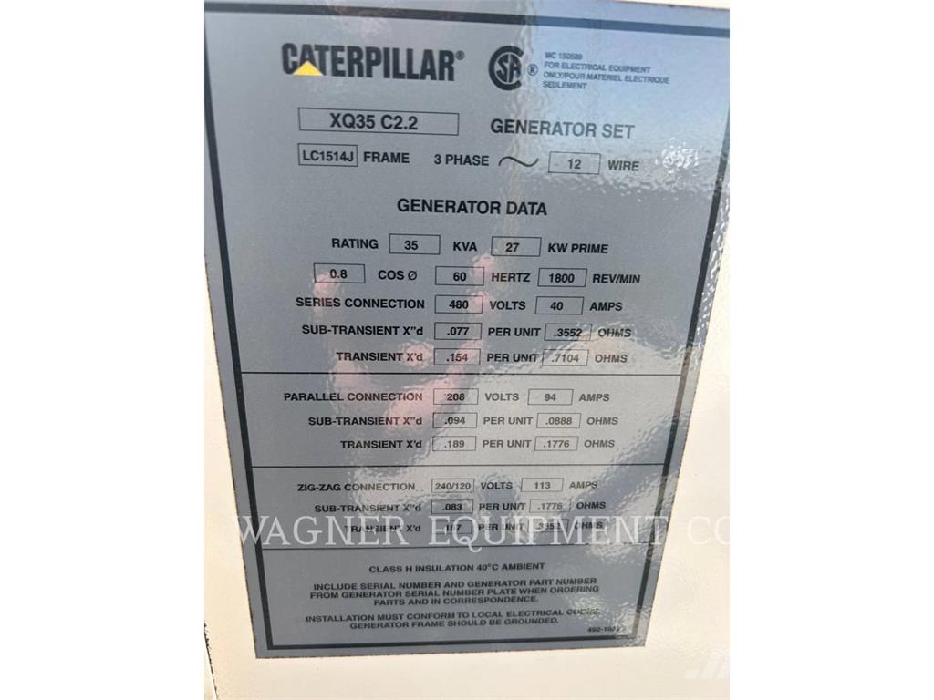 CAT XQ 35 Άλλες γεννήτριες