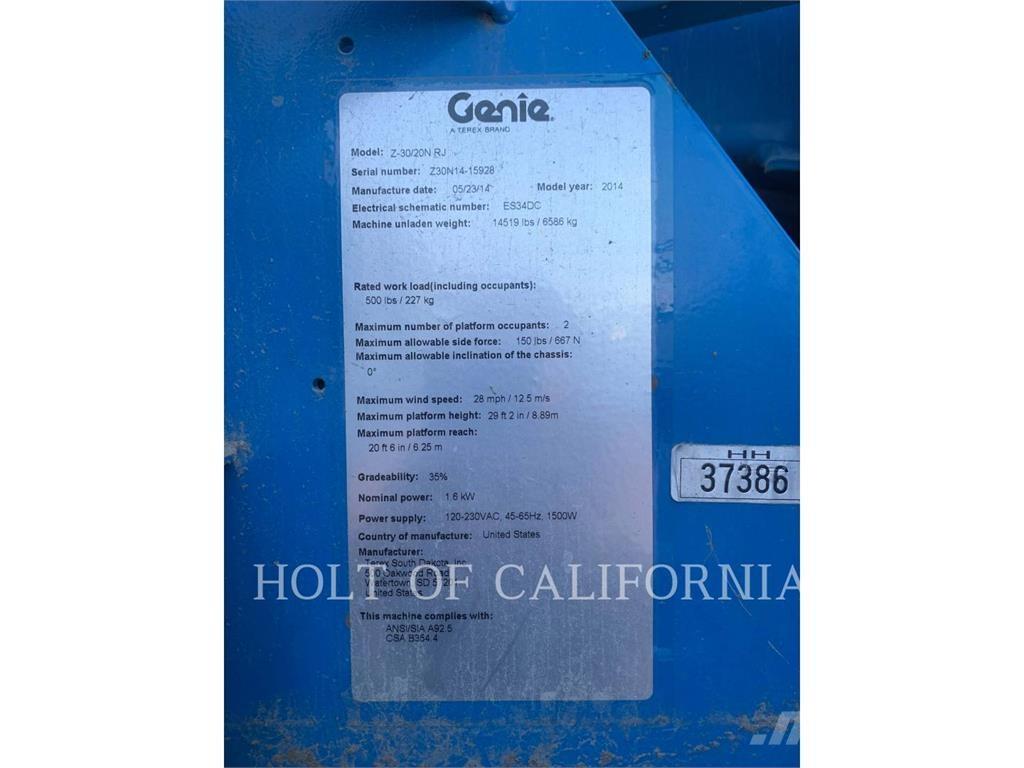 Genie BOOM Z30 Ανυψωτήρες με αρθρωτό βραχίονα