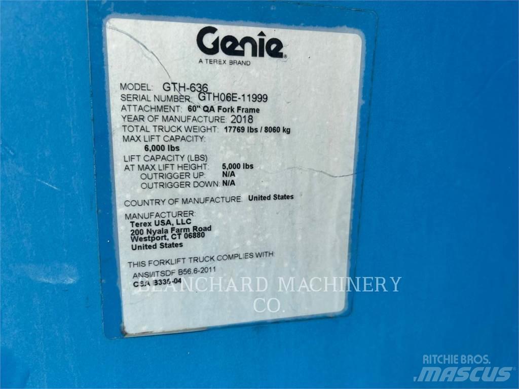 Genie GTH-636 Τηλεσκοπικοί ανυψωτές