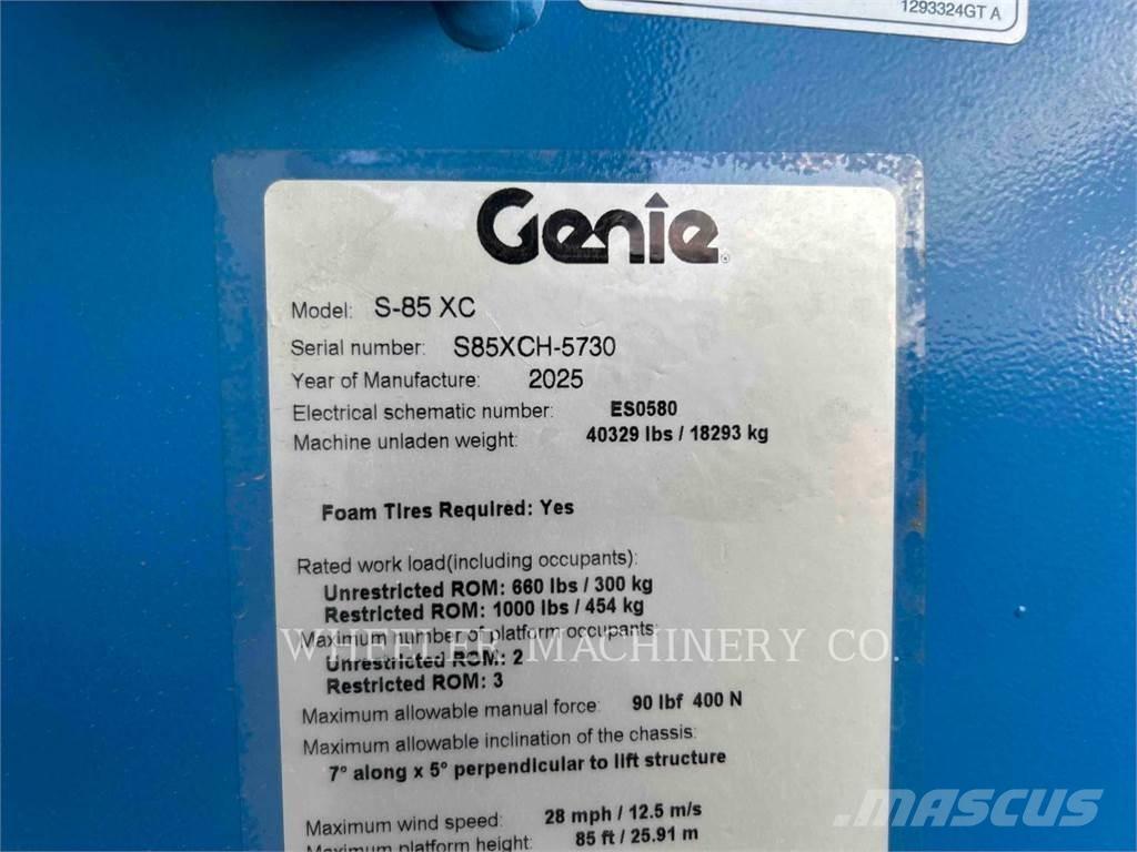 Genie S85XC SP Ανυψωτήρες με αρθρωτό βραχίονα