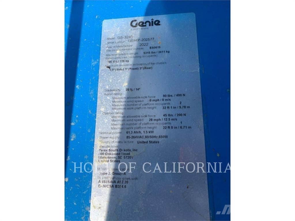 Genie SCISSOR32E Ανυψωτήρες ψαλιδωτής άρθρωσης