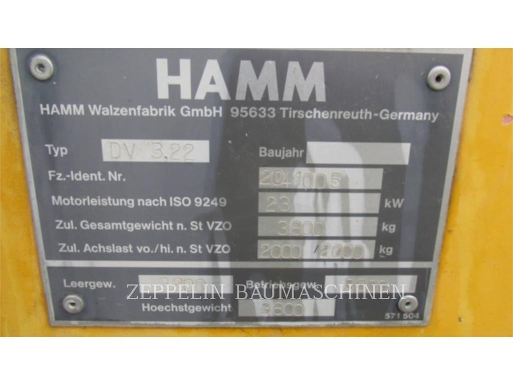 Hamm DV3.22 Κύλινδροι συμπίεσης εδάφους