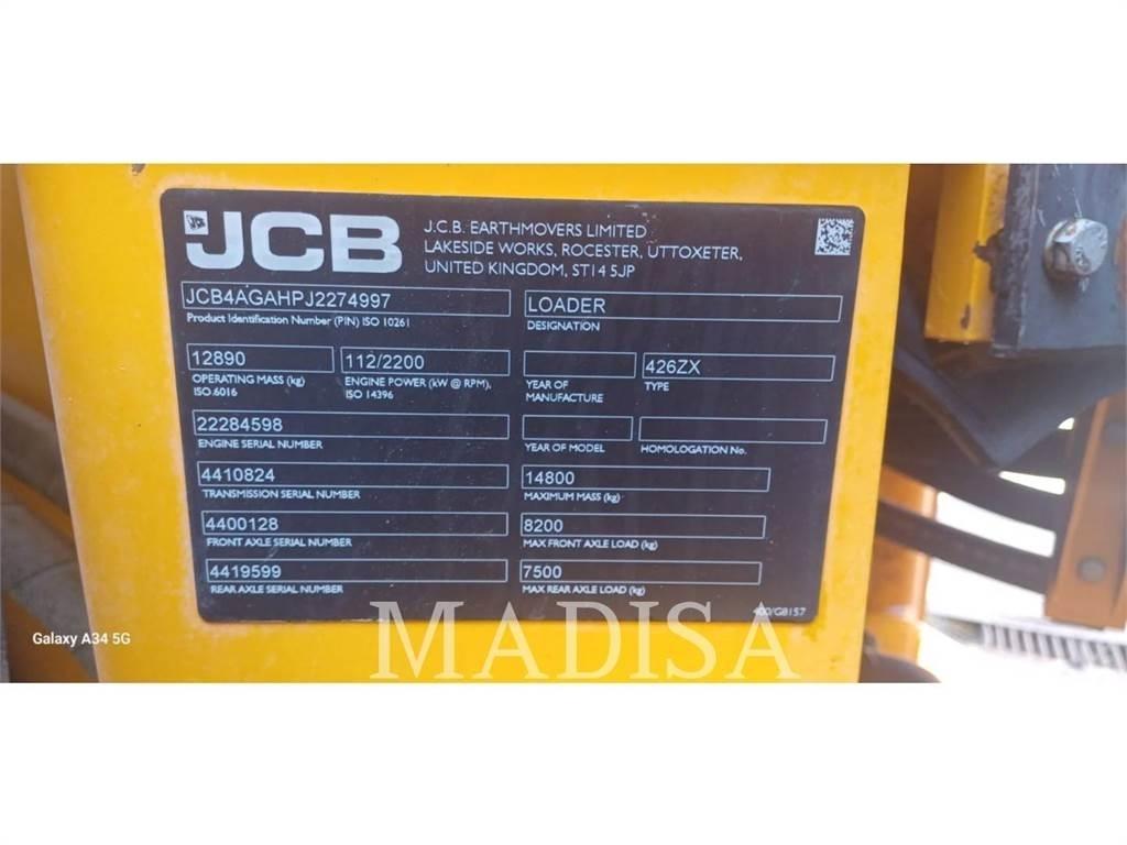 JCB 426B ZX Φορτωτές με λάστιχα (Τροχοφόροι)