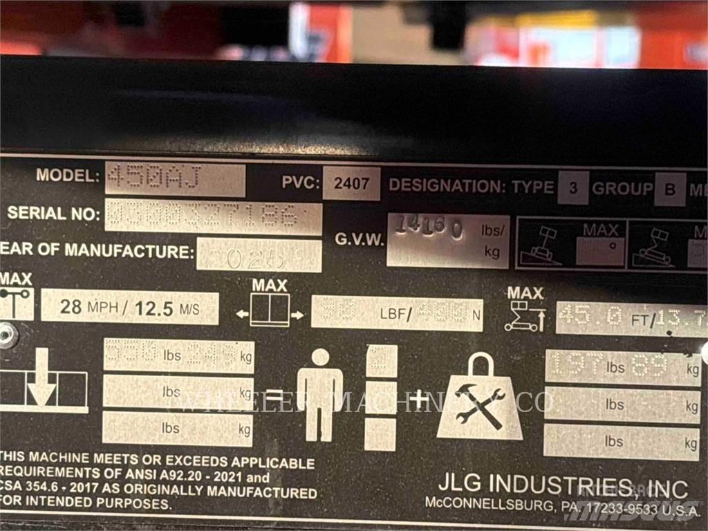 JLG 450AJ Ανυψωτήρες με αρθρωτό βραχίονα