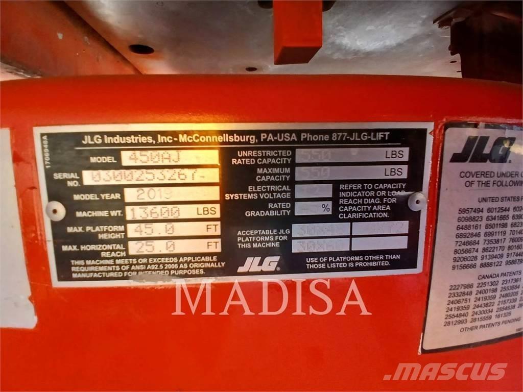 JLG 450AJ 4WD Ανυψωτήρες με αρθρωτό βραχίονα