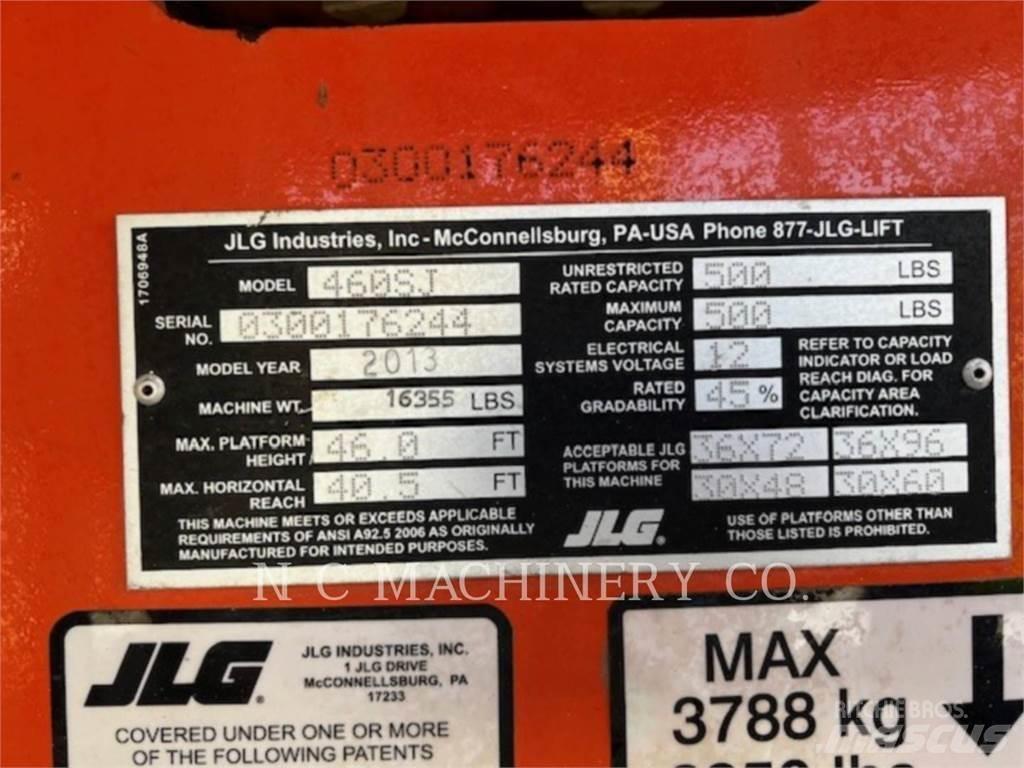 JLG 460SJ Εκσκαφείς με ερπύστριες