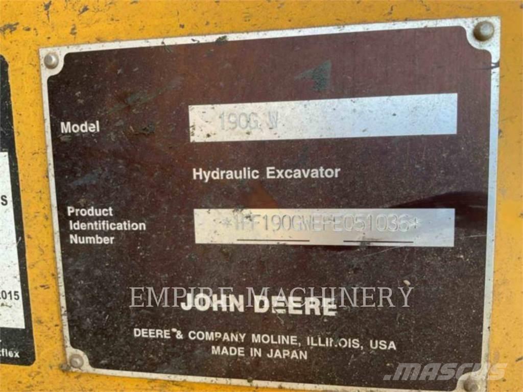 John Deere 190G Εκσκαφείς με ερπύστριες