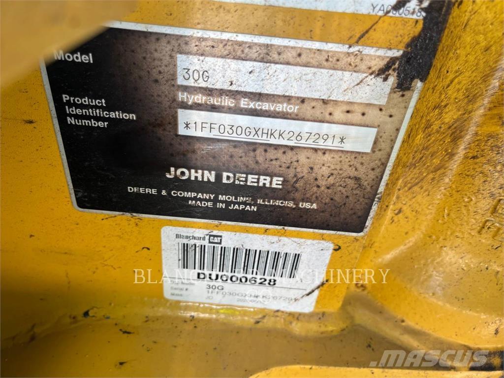 John Deere 30G Εκσκαφείς με ερπύστριες
