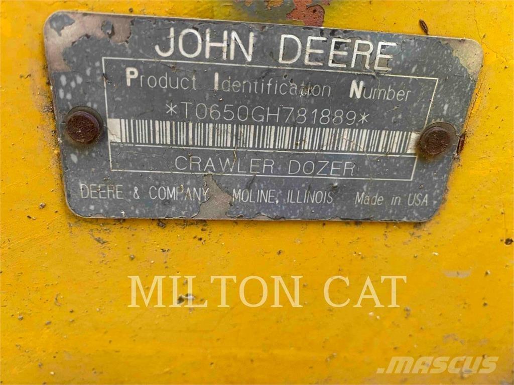 John Deere 650G Μπουλντόζες με ερπύστριες