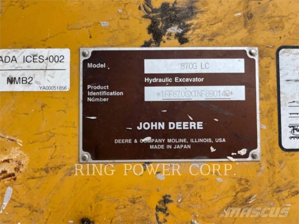 John Deere & CO. 870GLC Εκσκαφείς με ερπύστριες