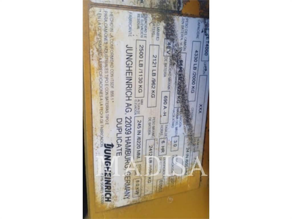 Jungheinrich 2ET4000 Περονοφόρα ανυψωτικά κλαρκ - άλλα
