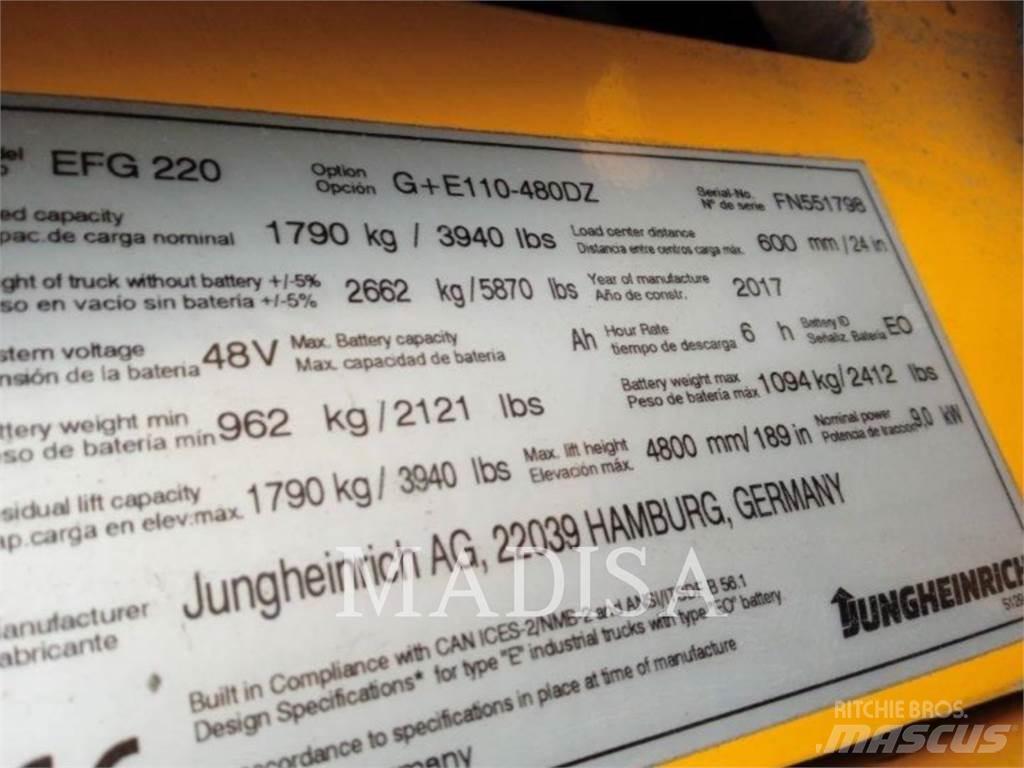 Jungheinrich EFG 220 Περονοφόρα ανυψωτικά κλαρκ - άλλα
