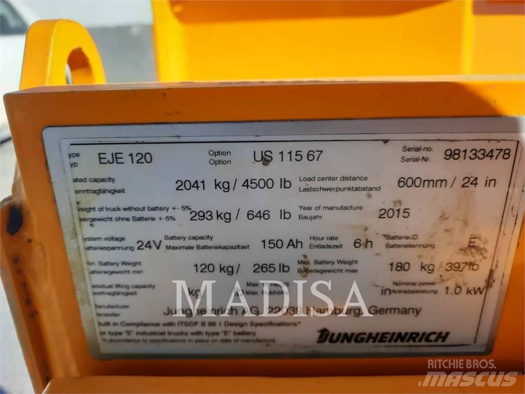 Jungheinrich EJE120 Ηλεκτρικά περονοφόρα ανυψωτικά κλαρκ