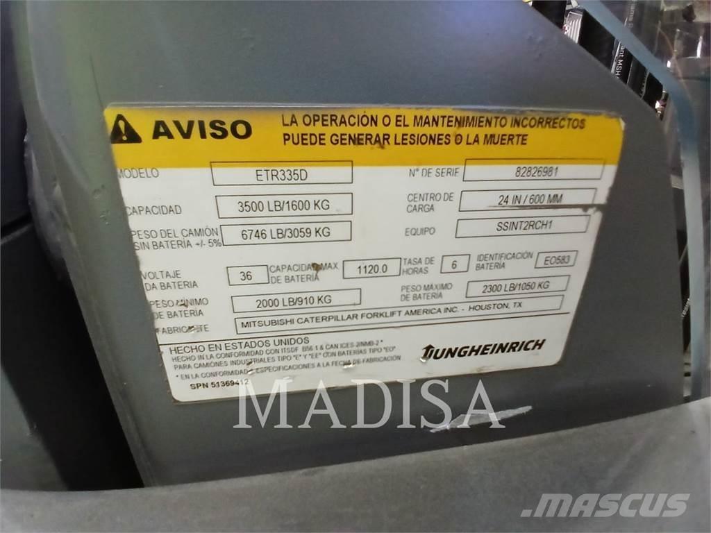 Jungheinrich ETR 335DA Περονοφόρα ανυψωτικά κλαρκ - άλλα
