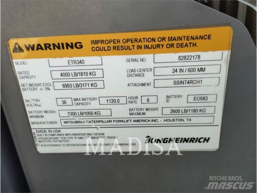 Jungheinrich ETR 340A Περονοφόρα ανυψωτικά κλαρκ - άλλα