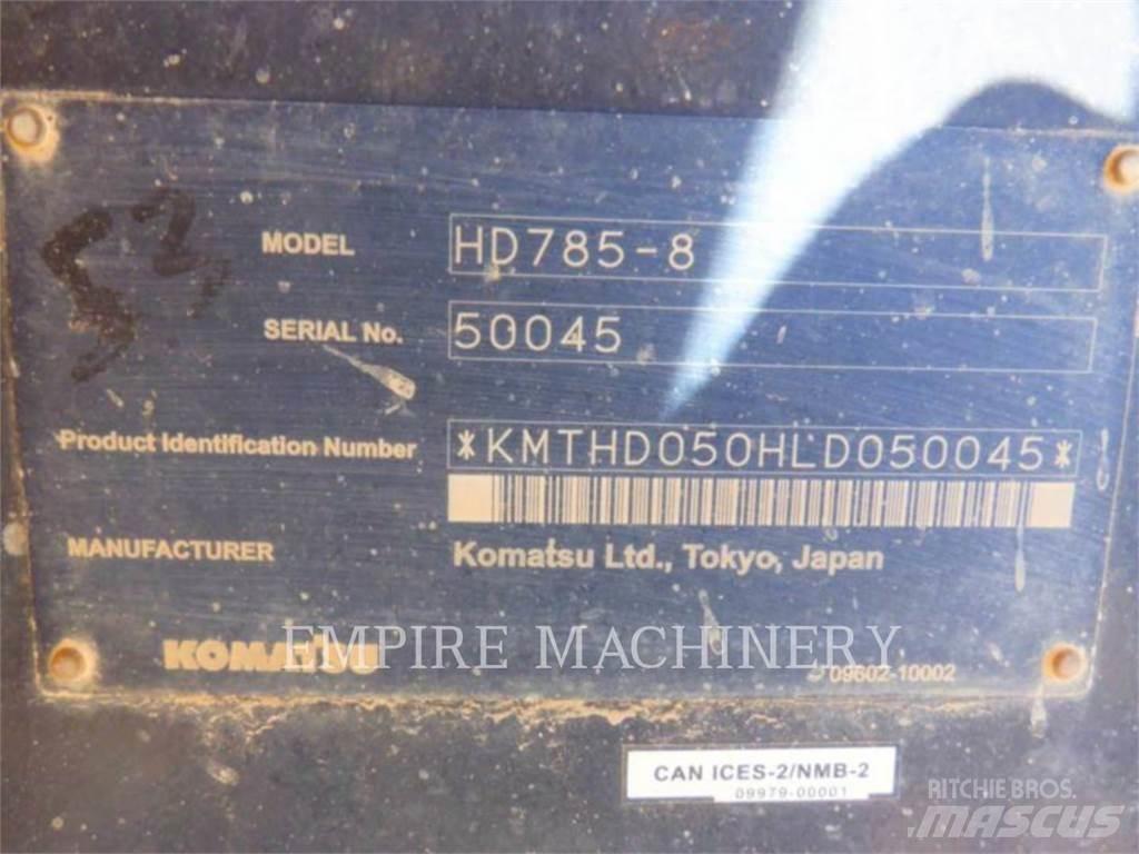 Komatsu HD785-8 Σπαστό Dump Truck ADT