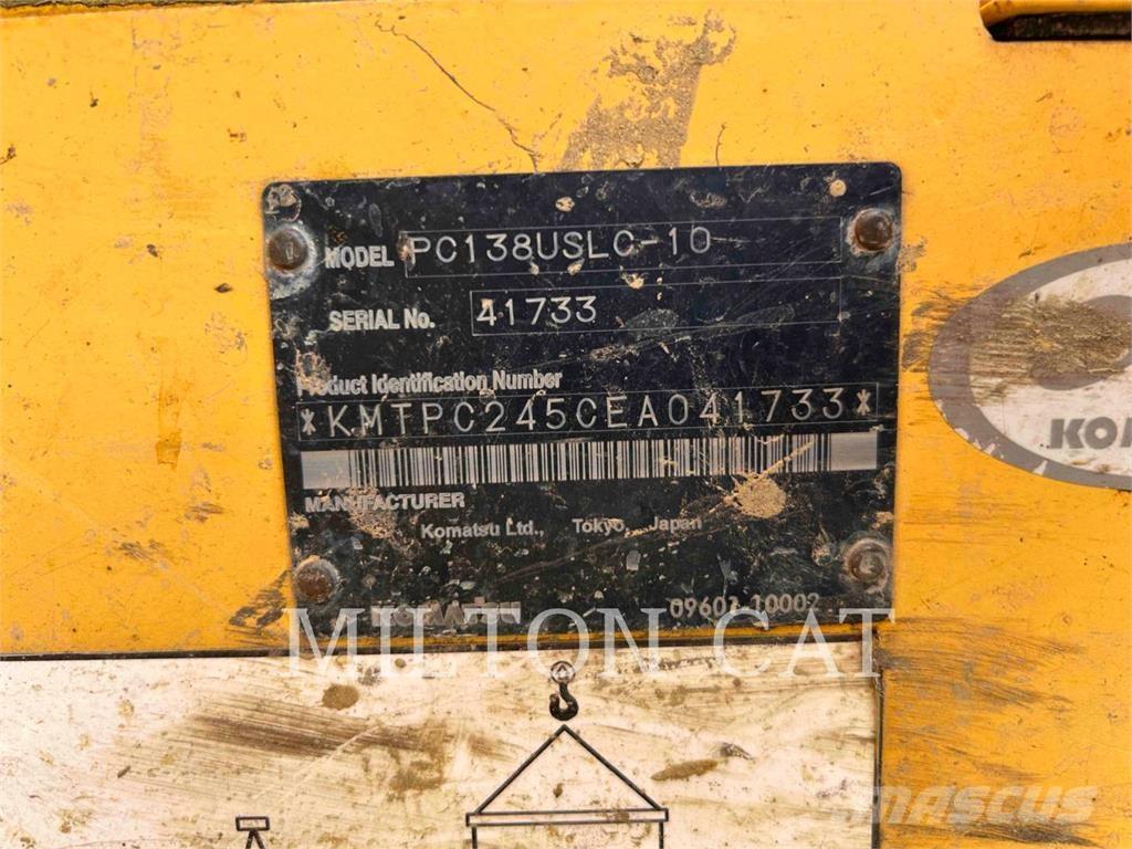Komatsu PC138USLC-10 Εκσκαφείς με ερπύστριες