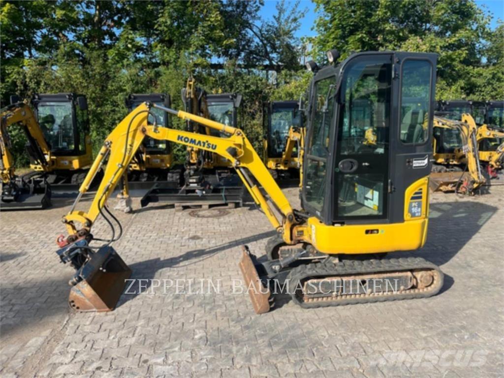 Komatsu PC16R Εκσκαφείς με ερπύστριες