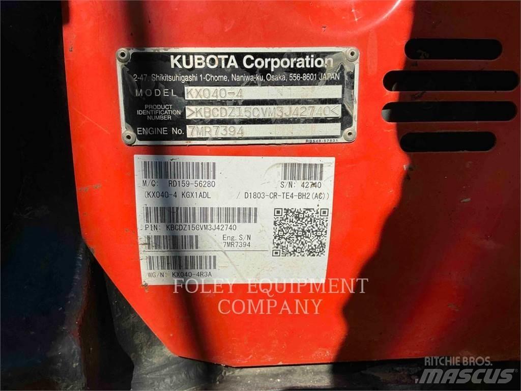 Kubota KX040-4 Εκσκαφείς με ερπύστριες