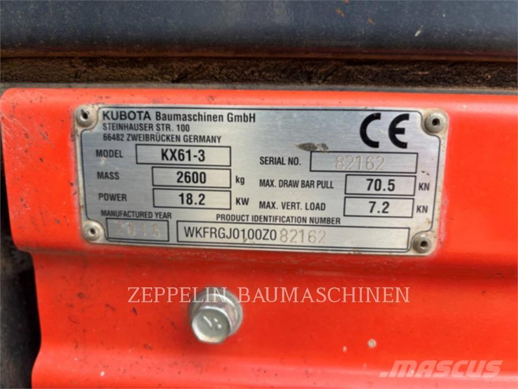 Kubota KX61-3 Εκσκαφείς με ερπύστριες