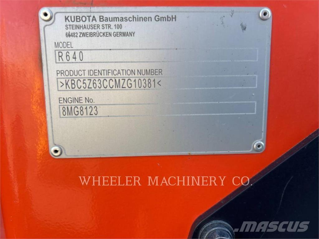 Kubota R640 CWL Φορτωτές με λάστιχα (Τροχοφόροι)