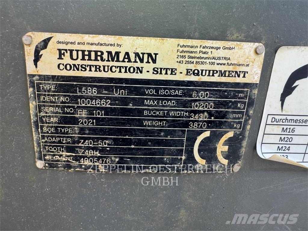 Liebherr L586 Φορτωτές με λάστιχα (Τροχοφόροι)