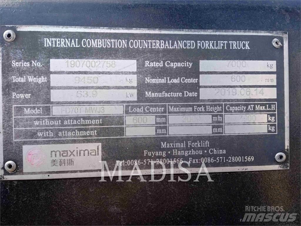 MAXI-LIFT FD70T-MWJ3 Περονοφόρα ανυψωτικά κλαρκ - άλλα