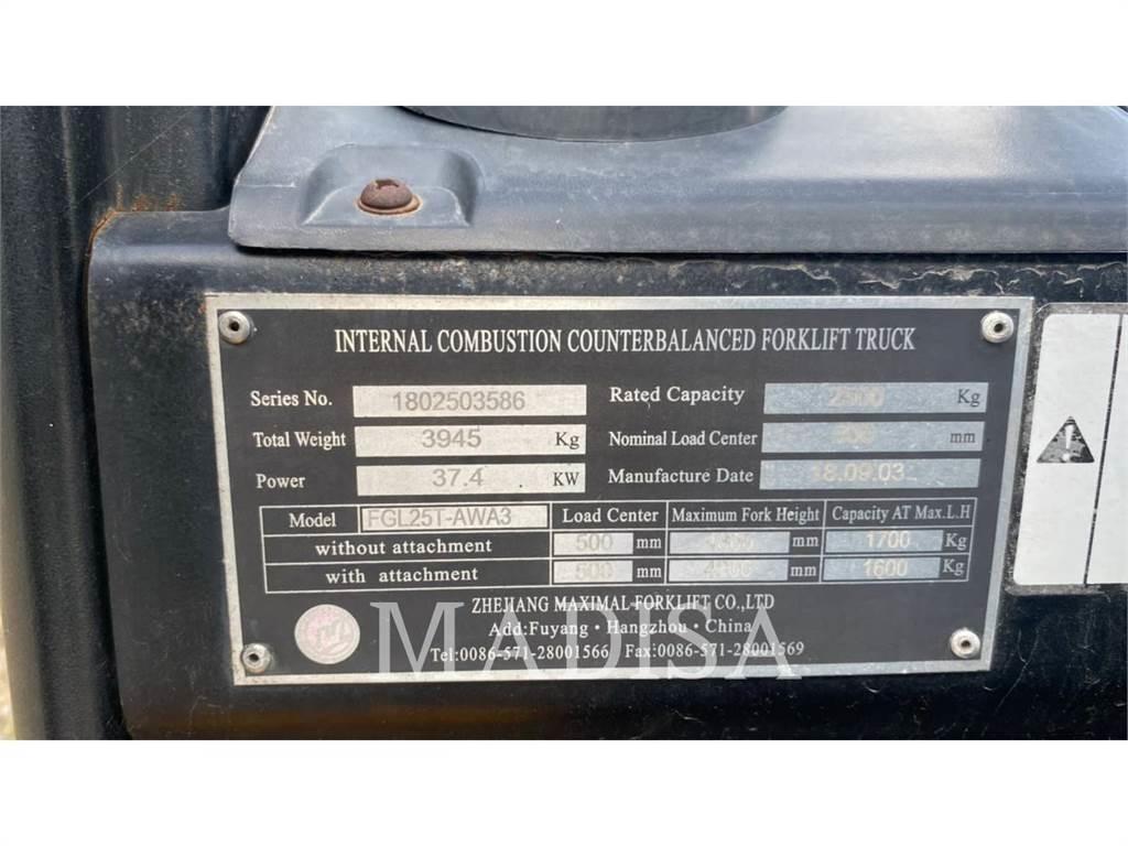 MAXI-LIFT FGL25T-WA3 Περονοφόρα ανυψωτικά κλαρκ - άλλα
