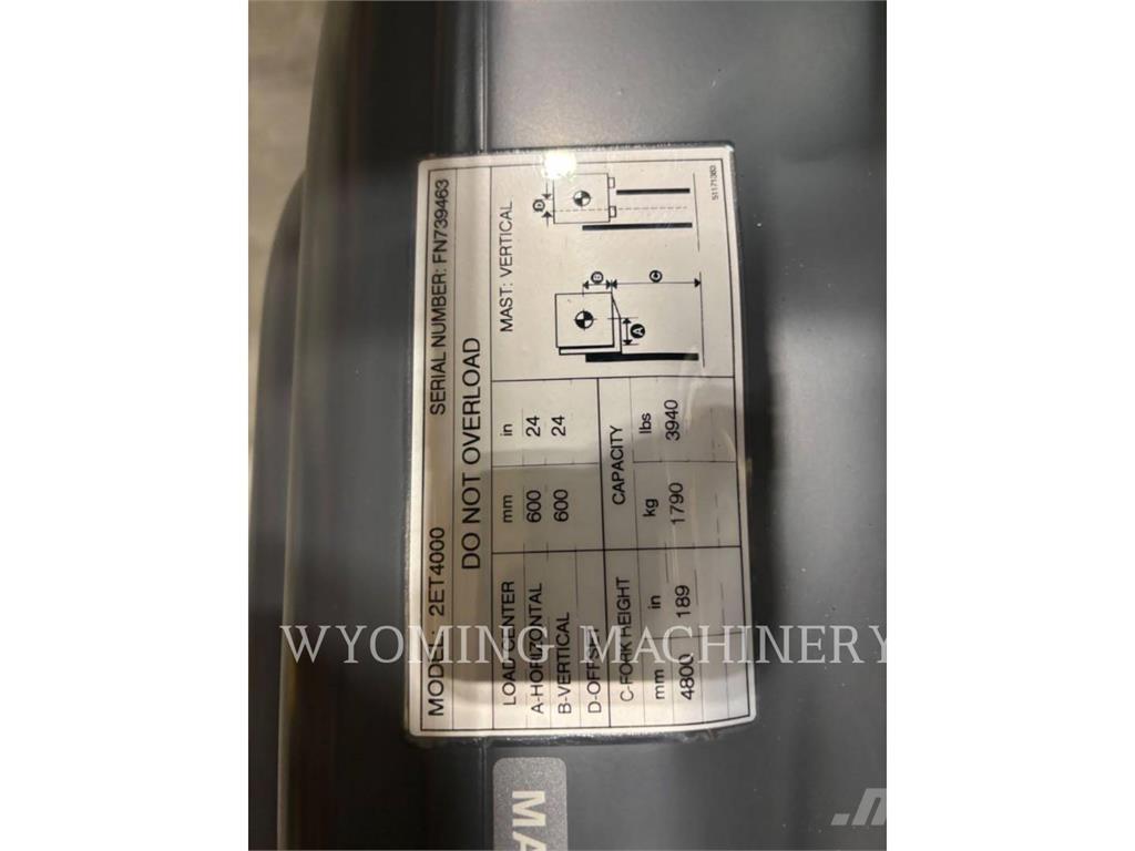 Mitsubishi 2ET4000 Ηλεκτρικά περονοφόρα ανυψωτικά κλαρκ