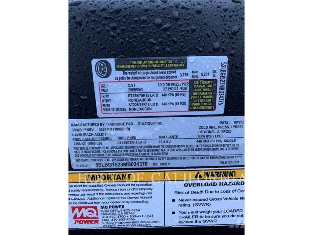 MultiQuip GENSET 125 Άλλες γεννήτριες
