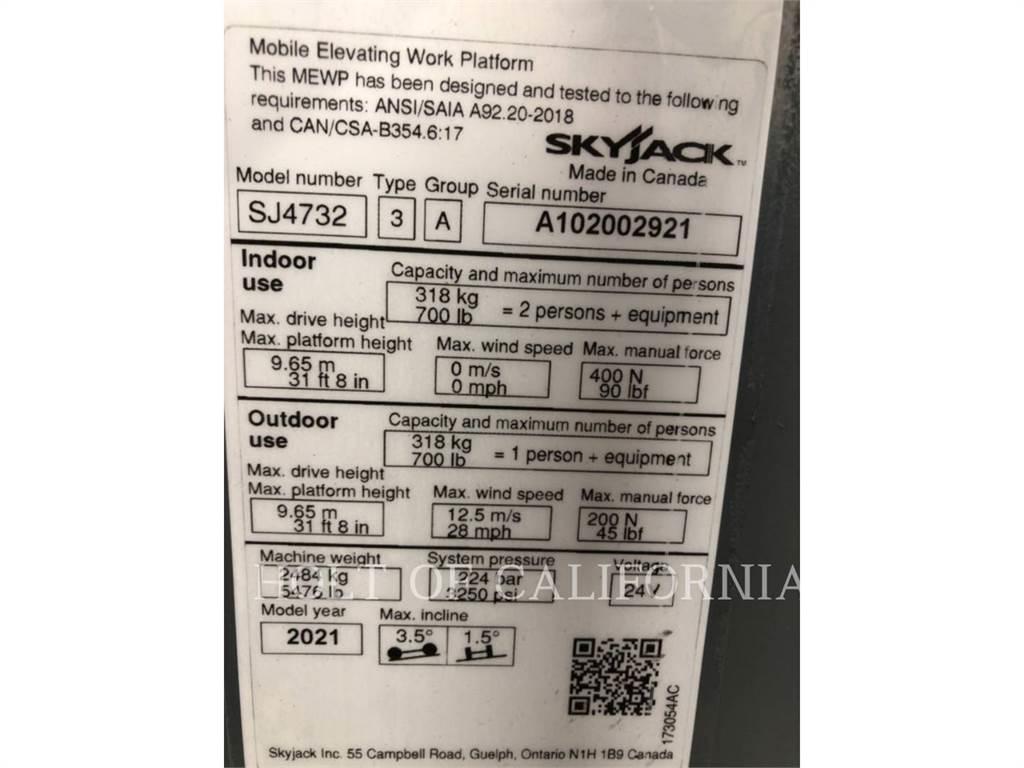 Skyjack SCISSOR32E Ανυψωτήρες ψαλιδωτής άρθρωσης