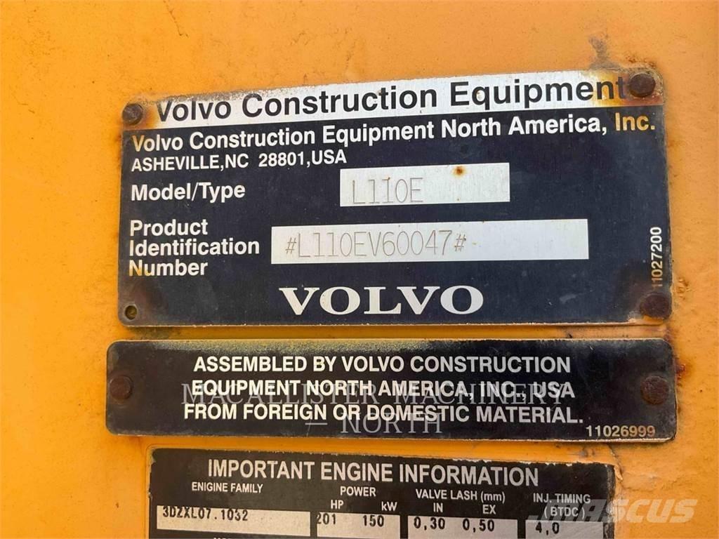 Volvo L110E Φορτωτές με λάστιχα (Τροχοφόροι)