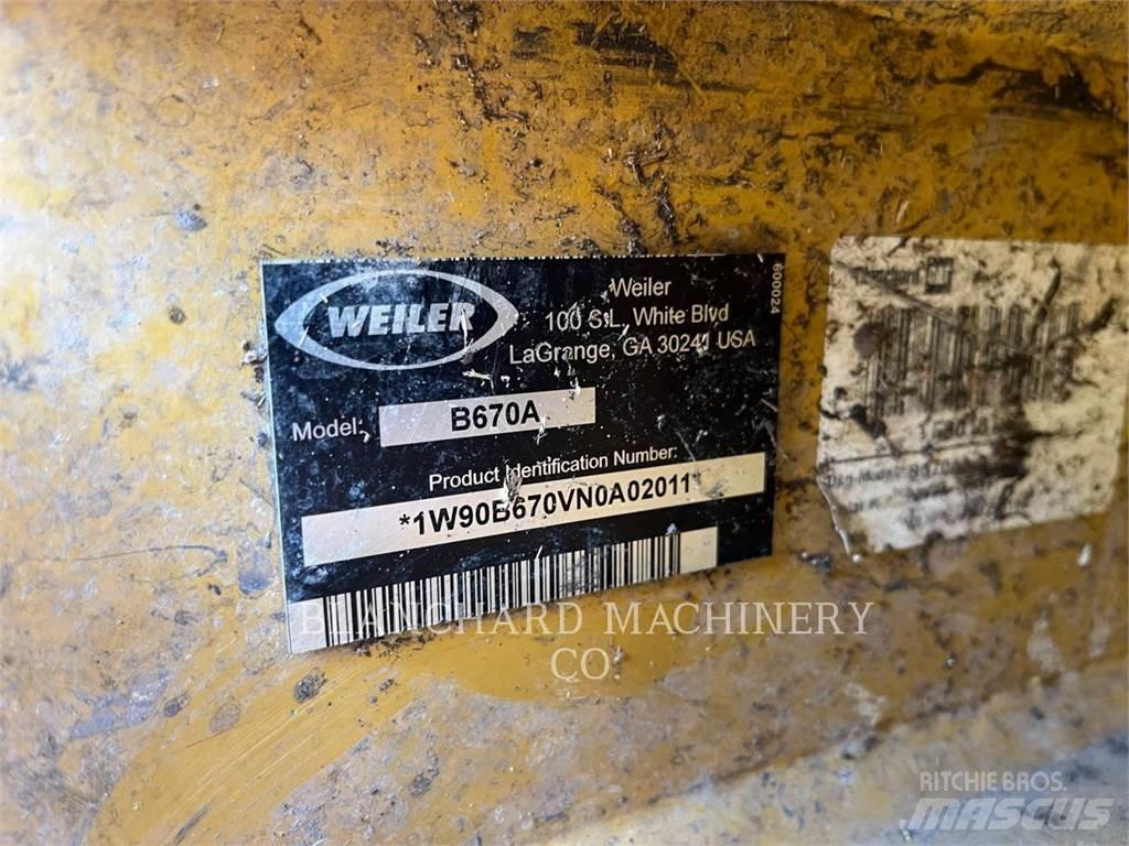Weiler B670A Κοπτικά ξυλείας