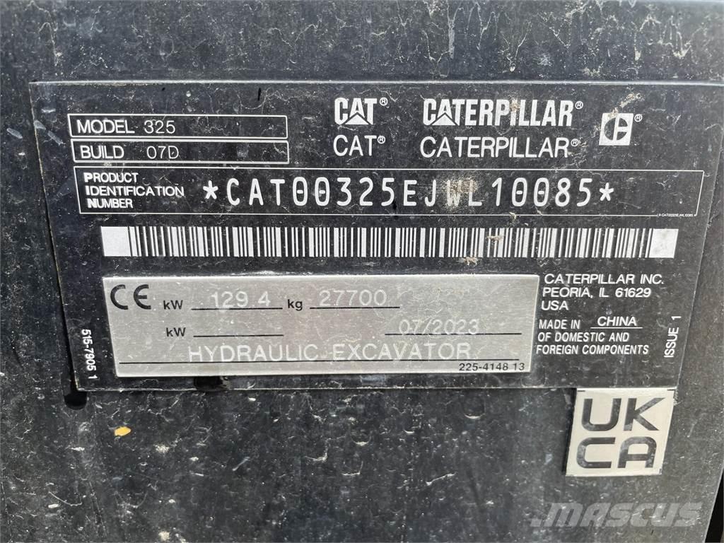 CAT 325 Εκσκαφείς με ερπύστριες
