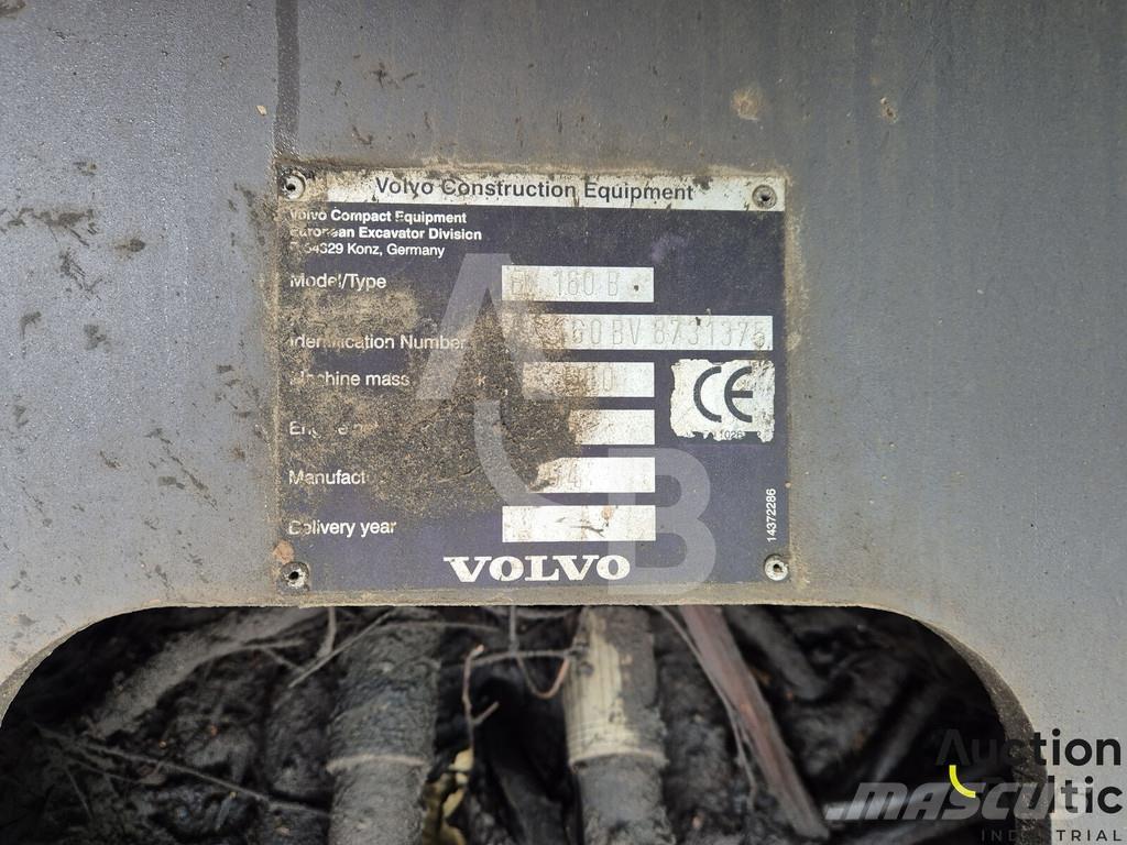 Volvo EW 160 B Εκσκαφείς με τροχούς - λάστιχα