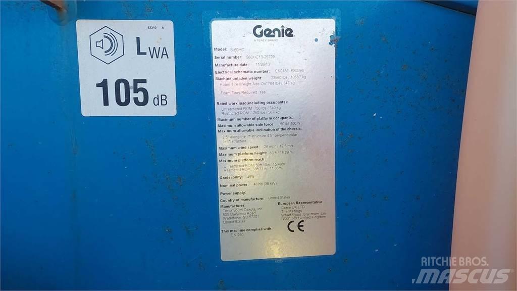 Genie S60HCE Ανυψωτήρες με τηλεσκοπικό βραχίονα