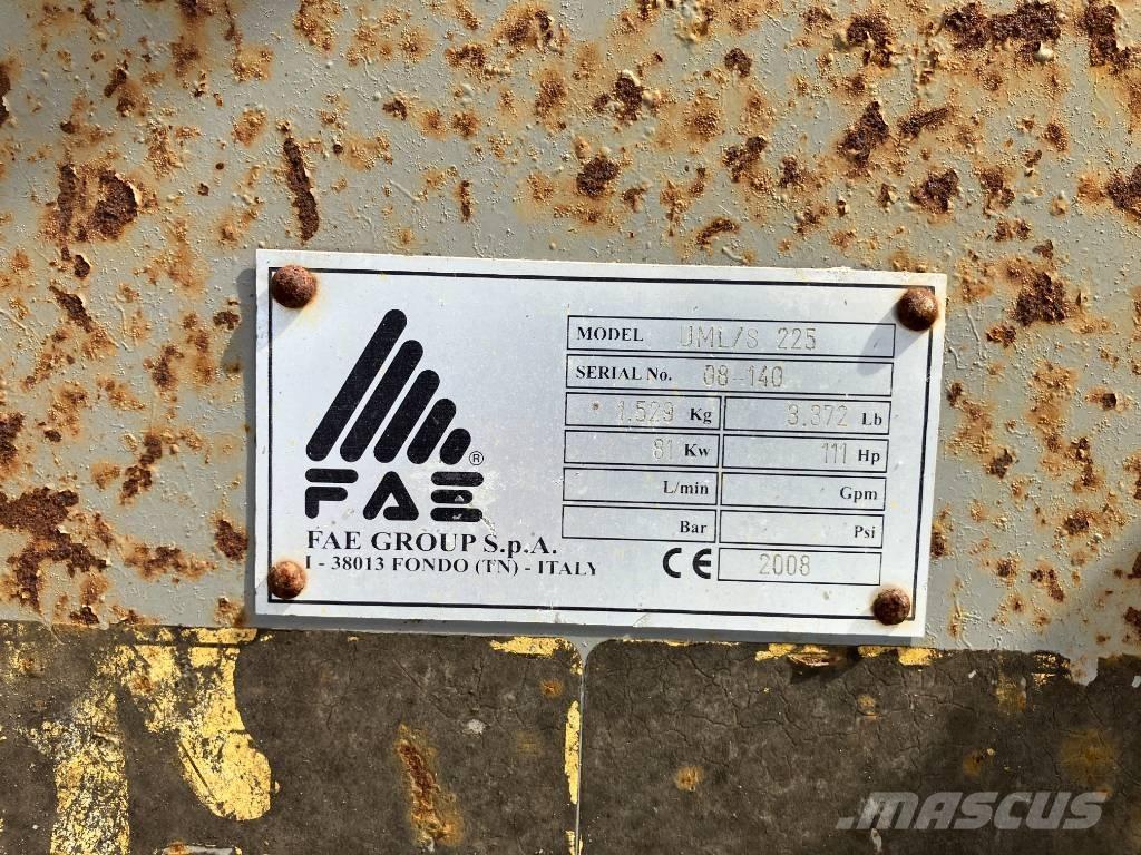 FAE UML/S 225 Σβολοκόπτες και περιστροφικά άροτρα