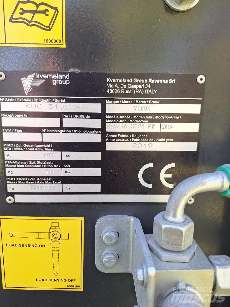 Vicon RV5216 Πρέσες κυλινδρικών δεμάτων