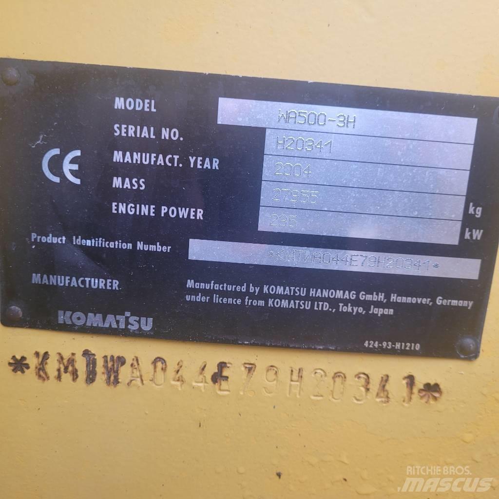 Komatsu WA500 Φορτωτές με λάστιχα (Τροχοφόροι)