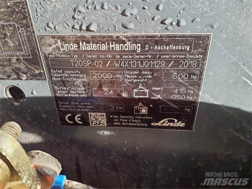 Linde T20SP kurz Χειροκίνητο περονοφόρο ανυψωτικό