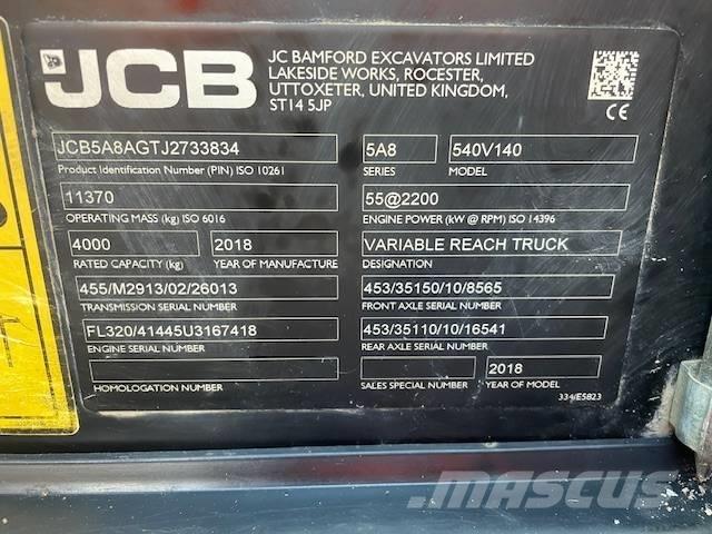 JCB 540-140 Τηλεσκοπικοί ανυψωτές