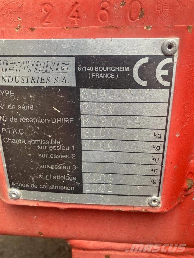 Heywang SH 43/55 S Διασκορπιστές κοπριάς