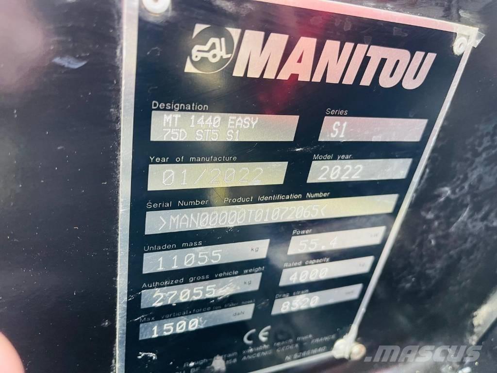 Manitou MT 1440 Easy Τηλεσκοπικοί ανυψωτές