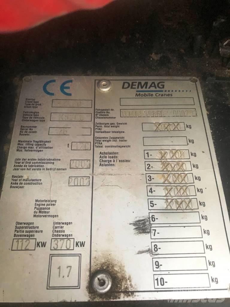 Demag AC 120 Γερανοί παντός εδάφους