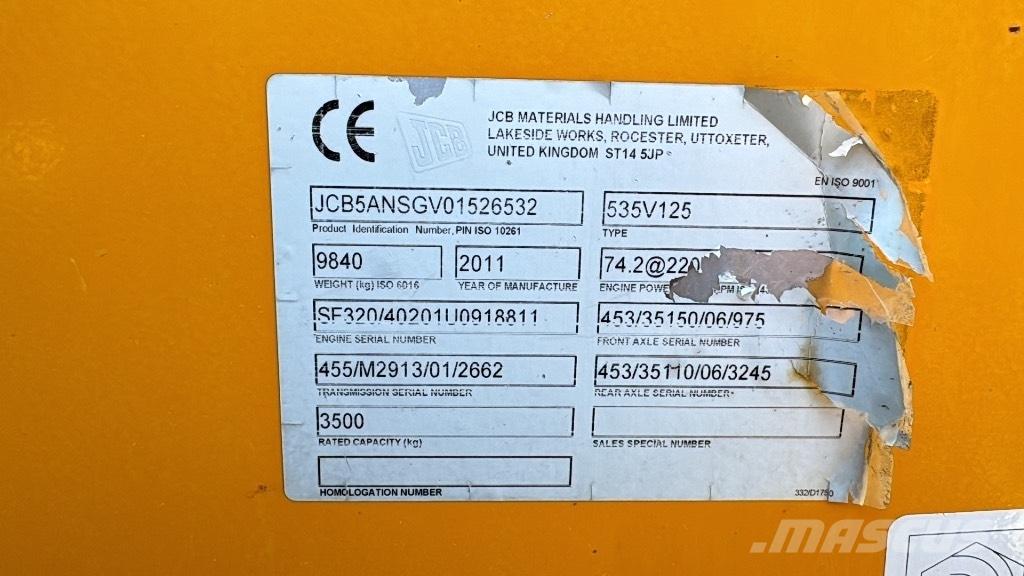 JCB 535-125 Hiviz Τηλεσκοπικοί ανυψωτές