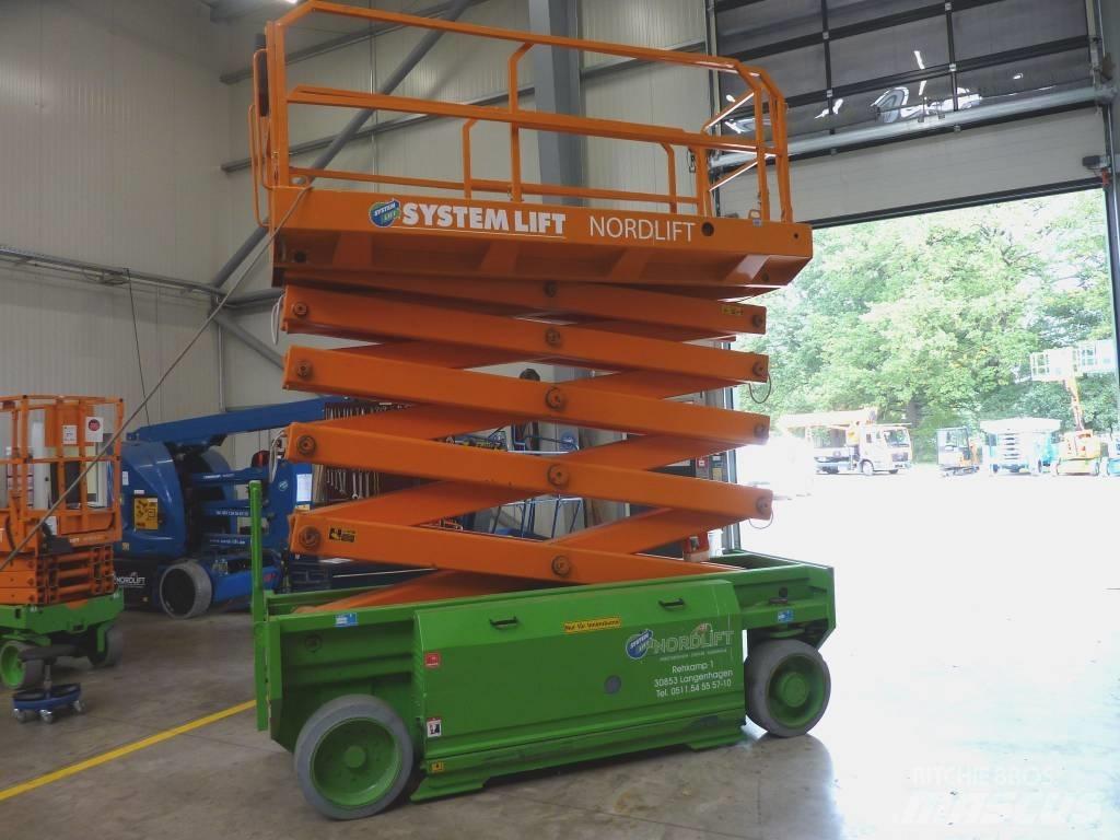 HAB S 152 10 E2WD Ανυψωτήρες ψαλιδωτής άρθρωσης