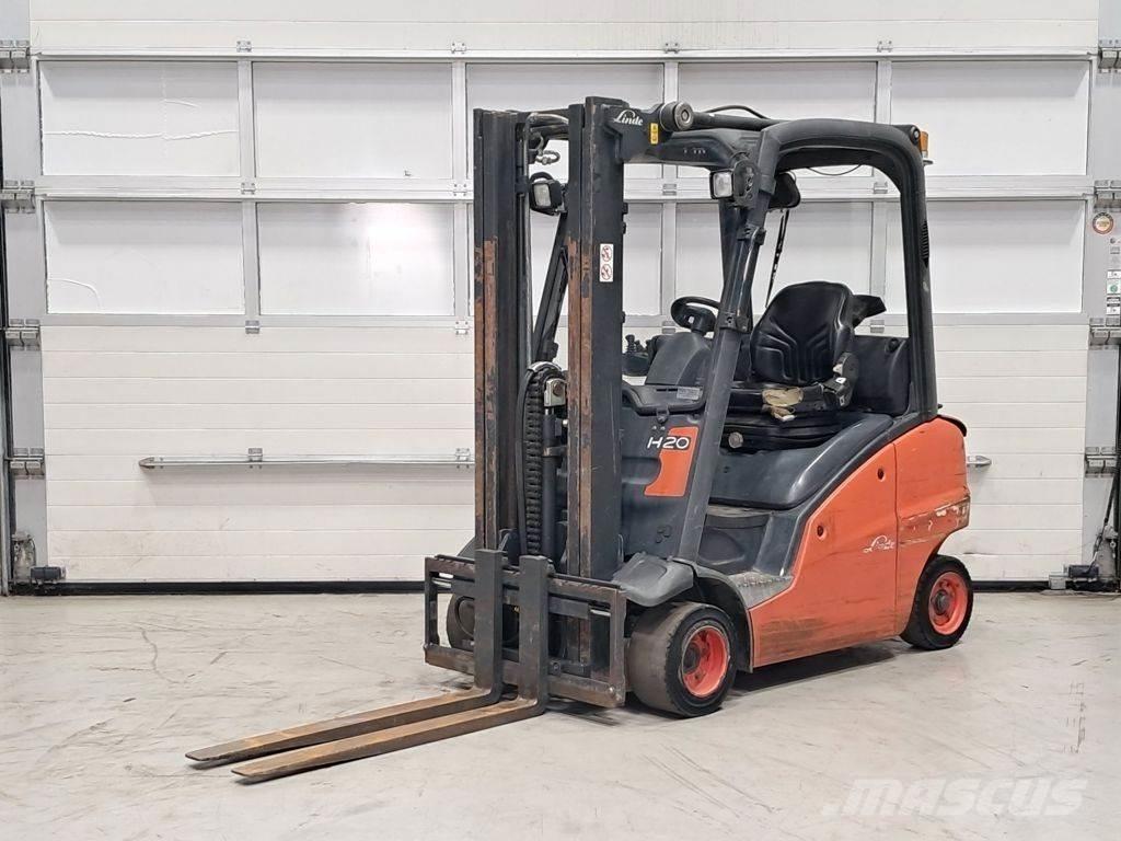 Linde H20T-01 Περονοφόρα ανυψωτικά κλαρκ με φυσικό αέριο LPG