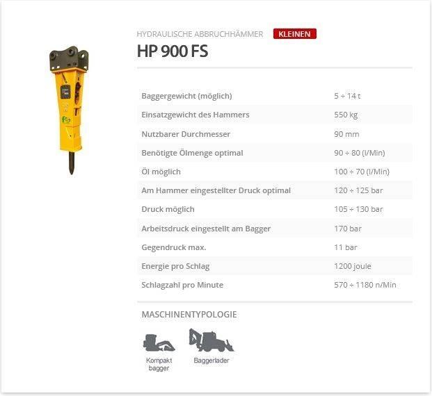 Indeco HP 900 FS Σφυριά / Σπαστήρες